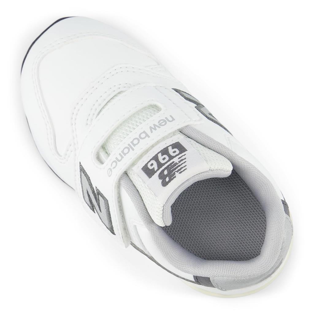 Sneakersy IZ996 Aktualny Model Rzep Chłopcy Dziewczynki BF3 cm W [New Balance] Niemowlę/Dzieci (BIAŁY) 13,0