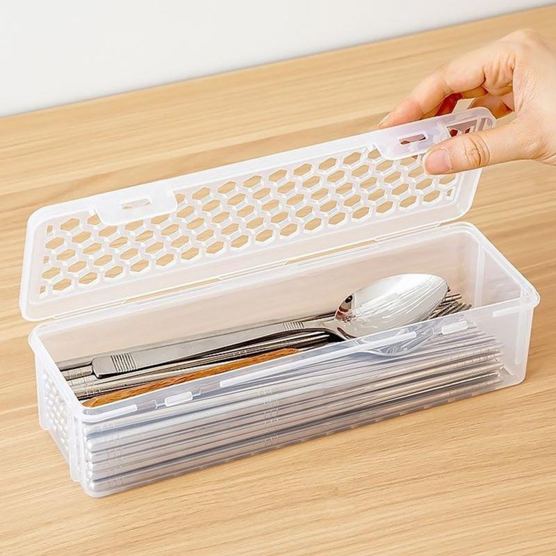 Dishwasher Cutlery Knife And Fork Chopsticks Cleaning Storage Box Double-Sided Hollow Pacifier Chopsticks Spoon Cleaning Box