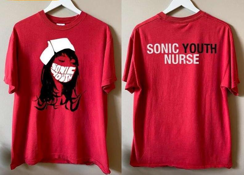 T-shirt Rock Band Sonic Youth Sonic Nurse