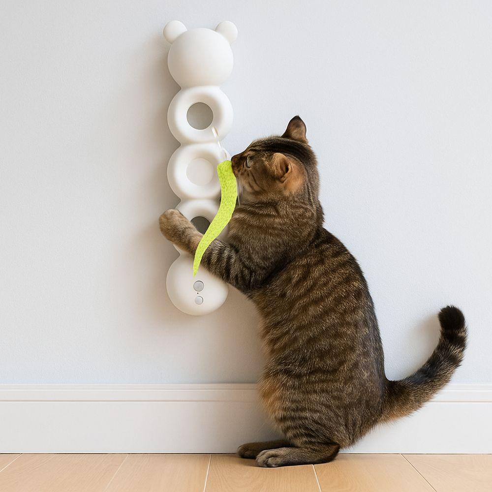 USB Wiederaufladbare Intelligenter Sensor Katze mit Schwanz Saugfuß Bewegungsaktivierte Katze Kratzfest Reizende Katze Wohnungskatzen