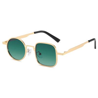 Vintage Metal Frame Square Sunglasses Women Men Round Sun Glasses Female Oval Eyewear Oculos De Sol for Male Female Eyeglasses