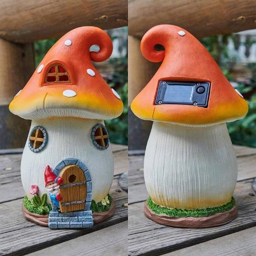 Small Night Light, Solar Resin, Small House, Tree House, Garden Decoration, Courtyard Decoration, Gardening