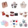 Durable Fashion 1/6 1/12 Dollhouse Miniature Leather Suitcase Mini Bag Backpack Doll Luggage Box Handbag Shoulder Bag Leather Bag Purses