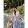 2026 Summer New Gentle Vacation Style Design Sense Atmosphere Elegant Temperament Suspender Long Dress Dress Female Chic