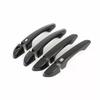 For Hyundai Tucson 2015 2016 2017 2018   Car Carbon Fiber Style Exterior Door Handle Moulding Cover Trim Decor ABS Auto