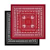 Bandana Americká Vintage Čtvercový Šátek Extra Velký Bavlněný Šátek na Hlavu Jezdecký Šátek Motocyklový Ručník na Obličej Hip Hop Gumička do Vlasů