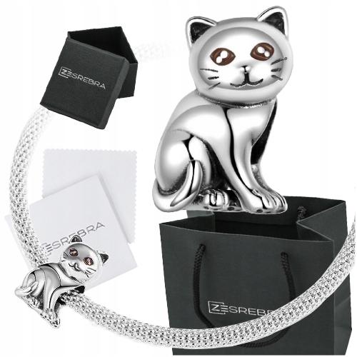 Charms 925 Cat Pendant Bead Kitty Charms 925