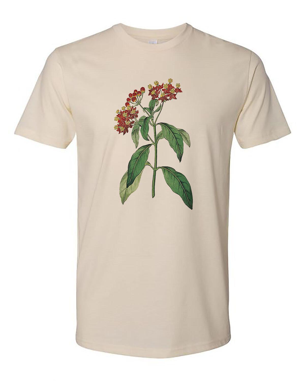 Коттедж Cult Clothing Футболка 100% Хлопок Викторианский Ботанический Молочай Ведьма L