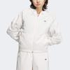 Adidas Originals Fat Adjustable Hood Lightweight Durable Zipper Raglan Sleeve Jacket Women Jacket White JD6381
