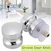Back-to-Back Shower Screen Handle Silver/Black Sliding Door Pulls Gate Handle  Bathroom Accessories