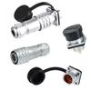 WEIPU SF12 Metal Industrial M12 Waterproof Electrical Connector 2 3 4 5 6 7 9 Pin Aviation Female Plug Male Socket Panel Mount