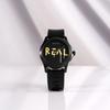 GUCCI G-Timeless series watch, quartz movement, rubber strap, black dial, same for men and women, fashionable classic, 50 meters waterproof YA1264017