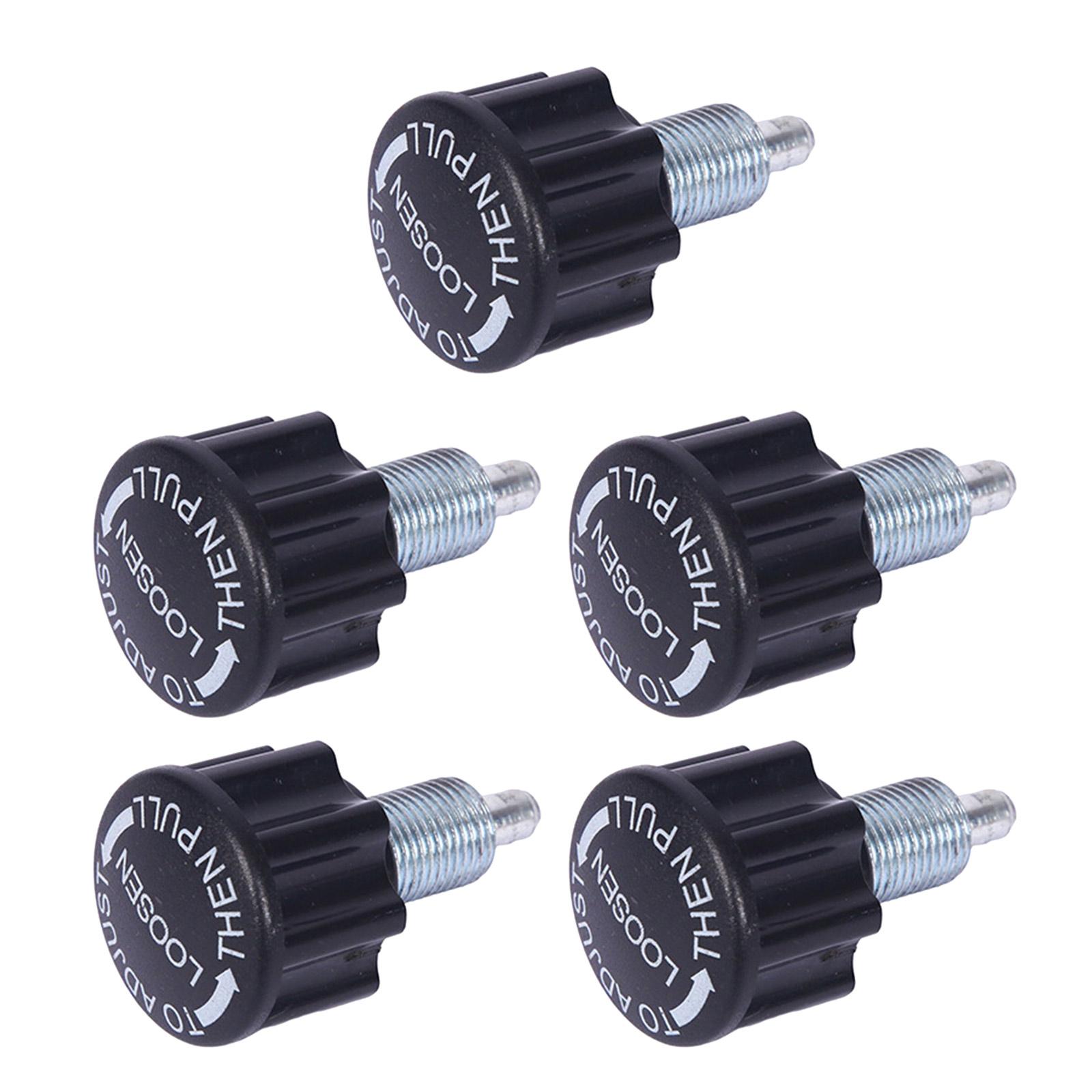 

5 шт. M16 рифленые ручки наборы тренажеры для тренировок велосипед оборудование пружинный штифт фитнес поп тяга штифт ручка