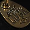 [ALOHAMONI] Brass GOOD LUCK Vintage American Key Chain Key Ring American Casual Miscellaneous Goods