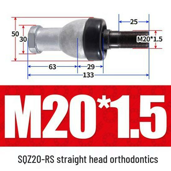 Bent Rod End Joint Bearing with Ball Joint SQ/SQZ5 - Sizes 6 to 22-RS