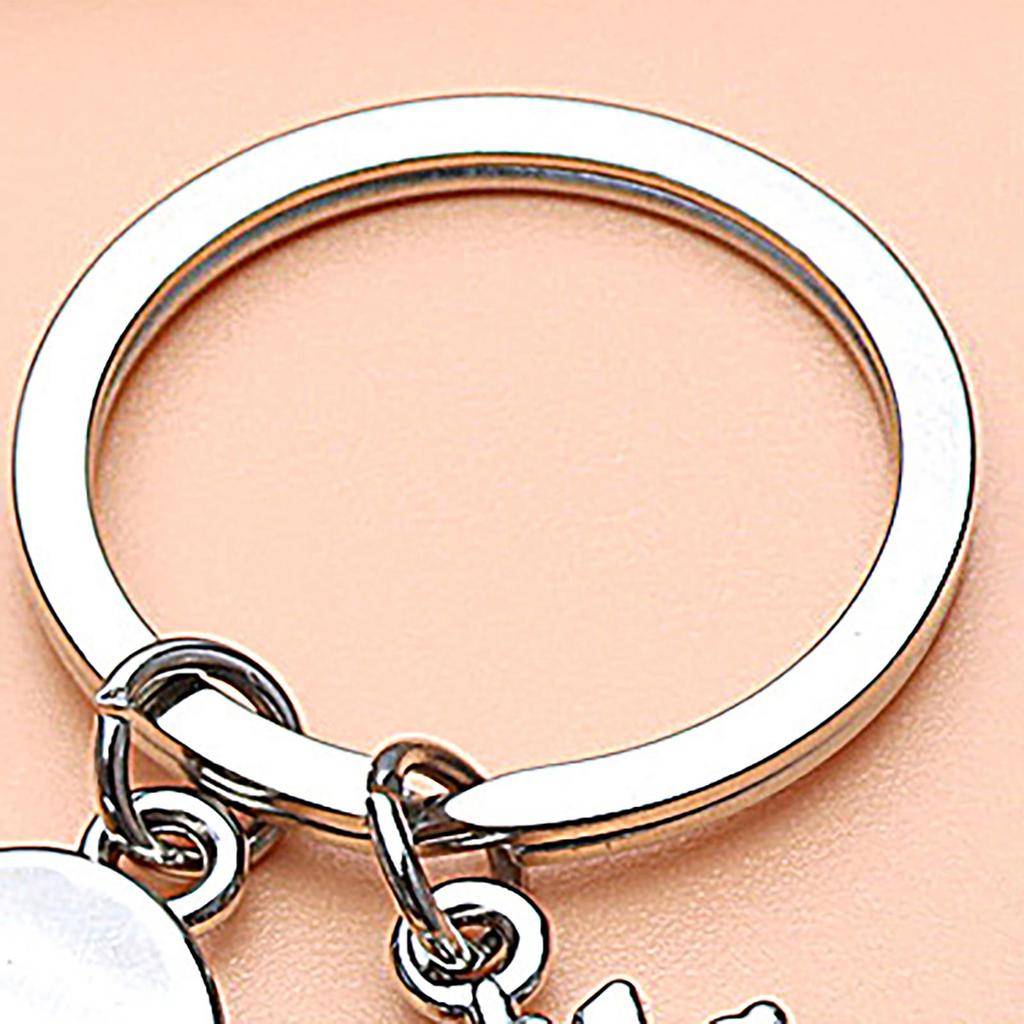 Metal Snowboard Snowboarder Keychain Snowboarding Keychain Snowboard Key Ring Snowflake Pendant