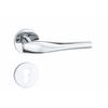 Modern Minimalist Wooden Door Handle and Lock Set for Household Indoor, Bedroom, Bathroom and Courtyard Wooden Doors
