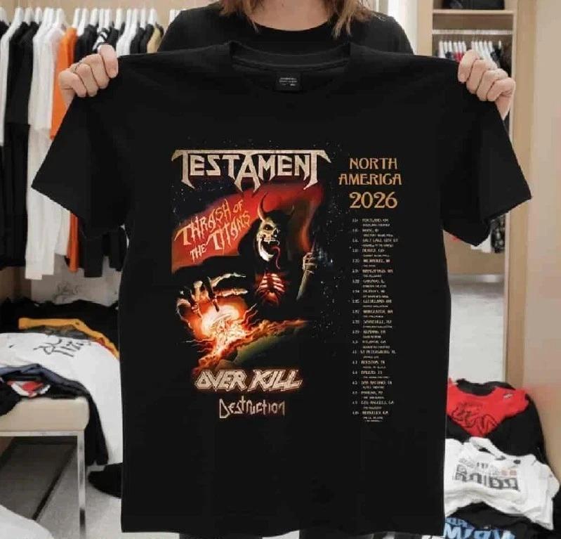 Testament Thrash Of The Titans North America Tour Dates 2026 TShirt S