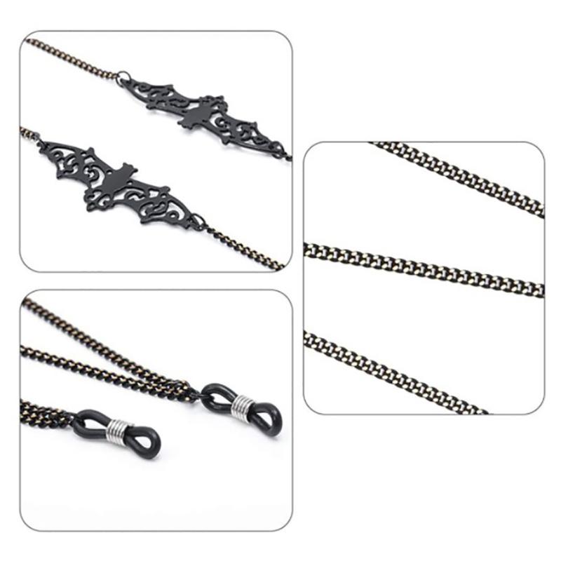 

Ретро Черная Летучая Мышь Цепи для Солнцезащитных Очков Ремешки Аксессуары Очки Для Чтения