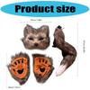 Cats Costumes Cosplay Half Face Cats Mask Cats Paws Gloves Cats Tail Set Halloween Animal Fancy Costume Accessories Kit