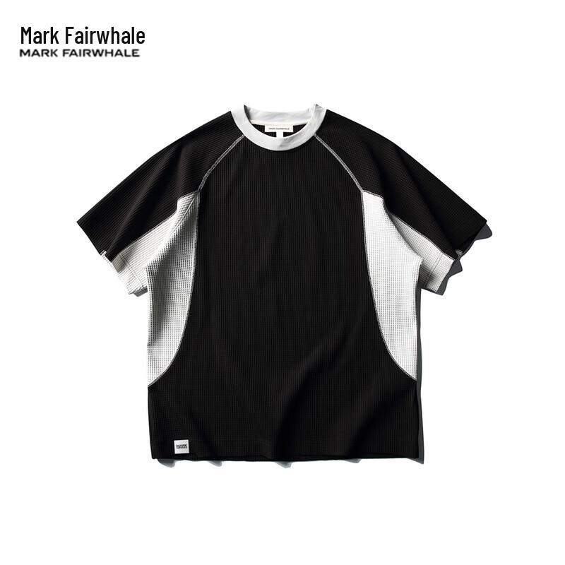 Mark Fairwhale Men s Color-blocked Waffle Polo Shirt M