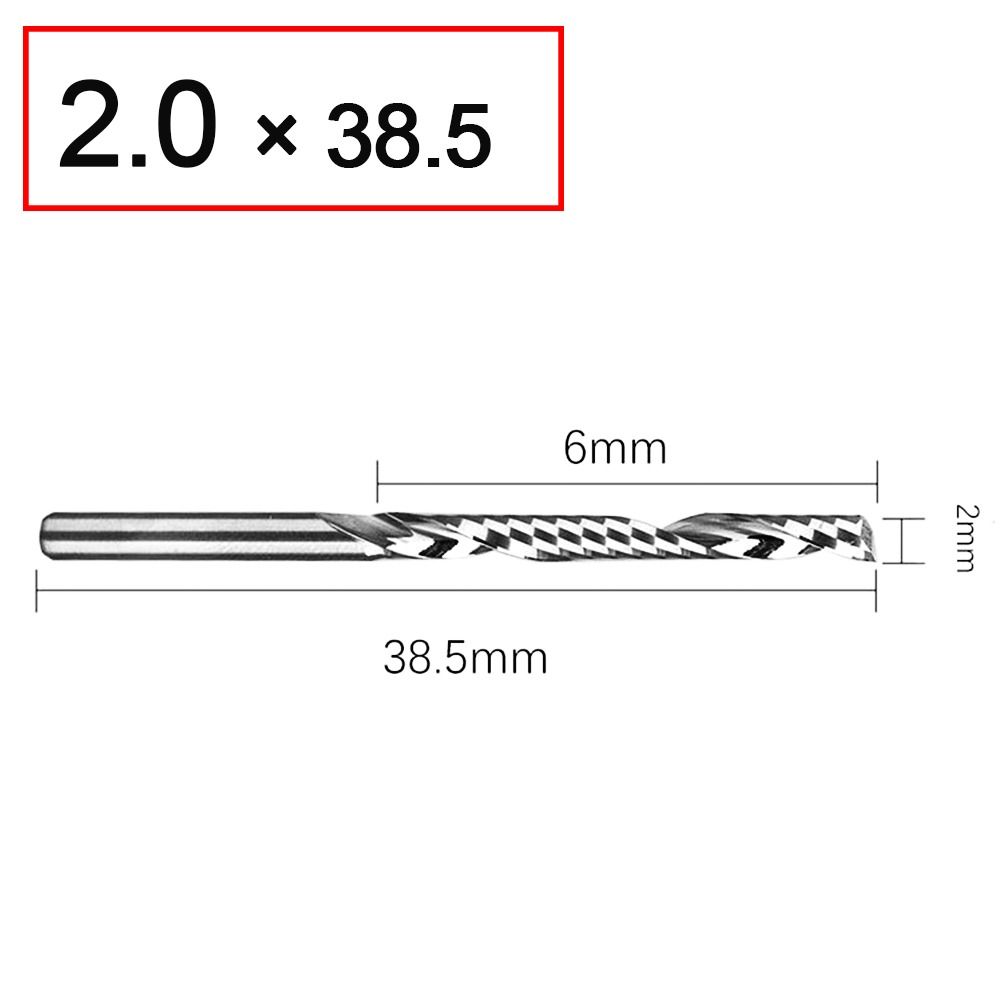 

Фреза Дерево Фреза Фреза Концевая фреза Фрезерные биты Деревообрабатывающие инструменты Однозаходная концевая фреза 2x6x38.5