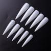 500pcs Long Coffin Stiletto Fake Nails ABS New Design Ballerina Nail Art Tips Clear/Natural Fake Nails Tips