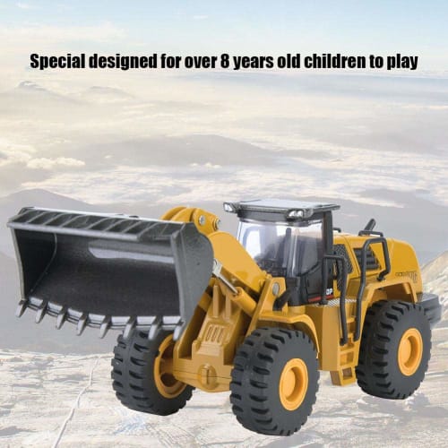 Wheel Loader Model, Construction Wheel Loader Model, 1714 1:50 Alloy Wheel Loader Model Engineering Construction Vehicle Toy Truck Toy, Suitable for C