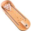 Holz-Brettspiel - Mini-Bowling - Tragbar - Funktional - Dekorativ