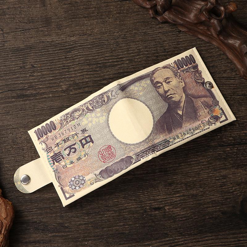 Portofel creativ din pânză pentru monede și suport pentru carduri pentru bărbați și femei