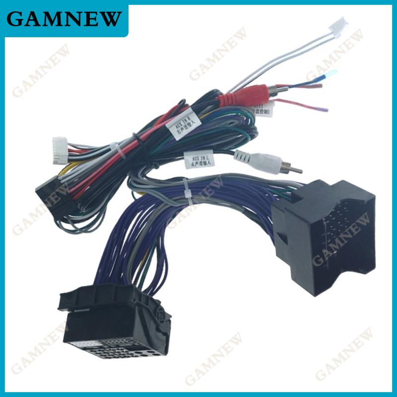 

Автомобильный 16-контактный адаптер кабеля питания для Android-стерео стороннего производителя с CANBUS для Mercedes-Benz C-Class C180/C200(W204) Only Cable