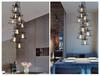 American Retro Industrial Chandelier with Creative Design for Bar and Living Room