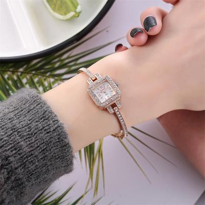 Women's Individual Alloy Quartz Watch Women's Full Diamond Luxury Watch