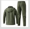 Winter camouflage velvet suit men's cold-proof thickened warm camouflage suit wear-resistant and water-proof labor insurance overalls