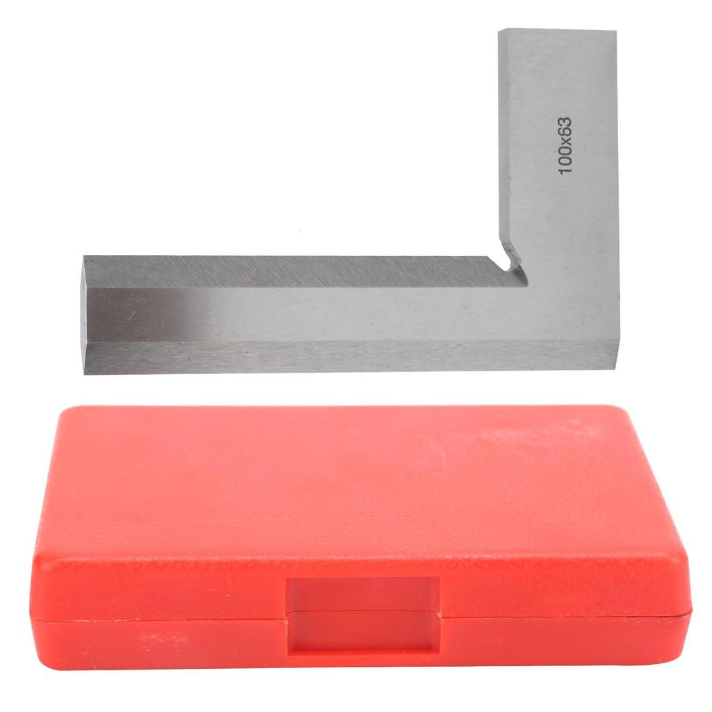 Knife Edge Ruler 90 Degrees  Angle Detect Stainless Steel Engineer Accuracy Measuring Tool 100x63mm