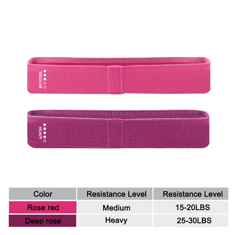 105lb Long Resistance Loop Band Collection Unisex Fitness Yoga Elastic Bands Hip Circle Thigh Squat Band Workout Gym Equipment for Home