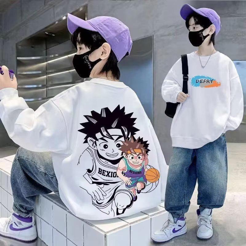 

Свитшоты в корейском стиле для мальчиков в уличном стиле — коллекция осень/зима 2023 года для детей 140 cm