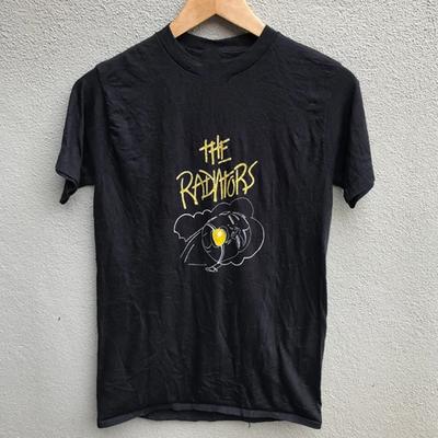 Maglietta nera vintage 100% cotone della band The Radiators T-shirt da uomo Top manica corta Tutte le taglie dalla S alla 45XL 2F123
