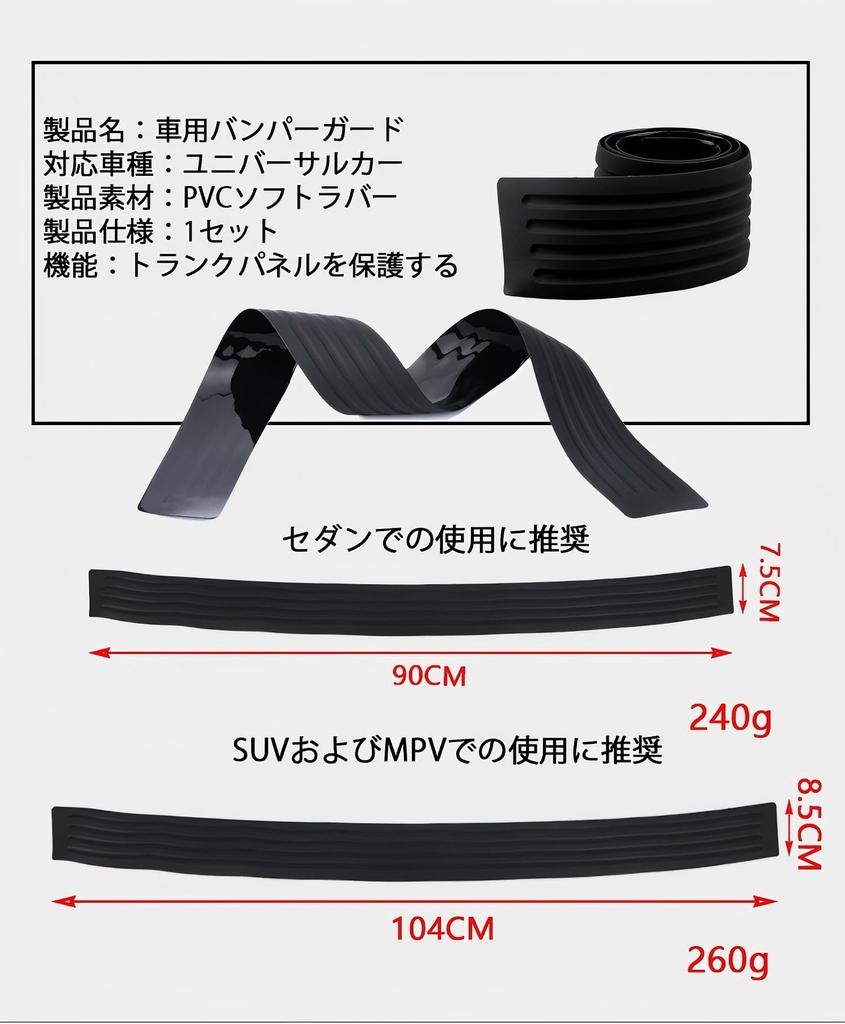 Car Bumper Guard, Compatible with Suzuki Every/Suzuki Everywagon DA64V/DA64W/ DA17V/DA17W 3D Rear Bumper Step
