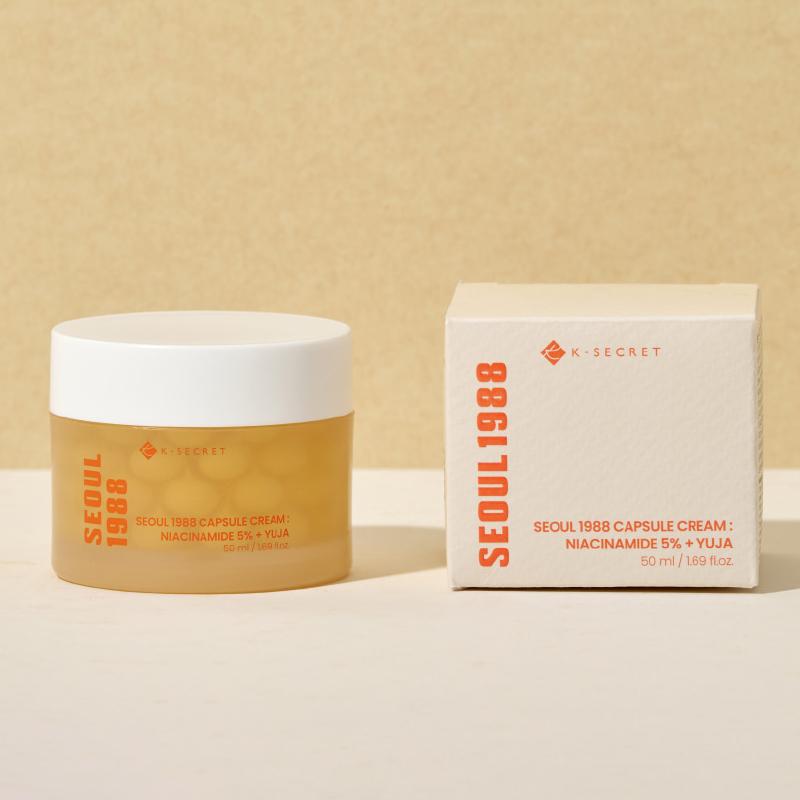 K-SECRET Krem w kapsułkach Seul 1988: Niacynamid 5% + Yuja 50ml