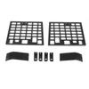 2pcs Rear Window Side Storage Rack Aluminium Alloy Modular Storage Panel Replacement for Land Rover Defender L663