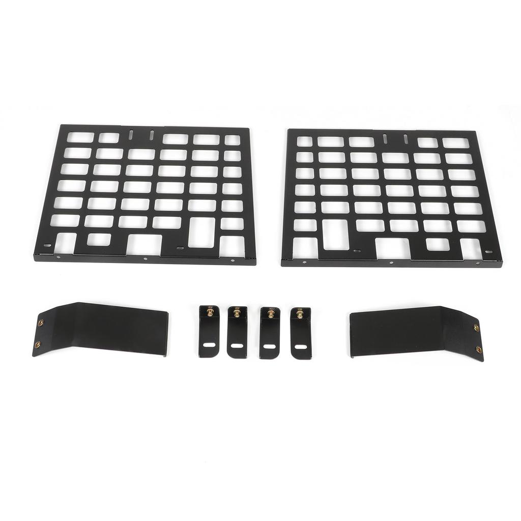 2pcs Rear Window Side Storage Rack Aluminium Alloy Modular Storage Panel Replacement for Land Rover Defender L663