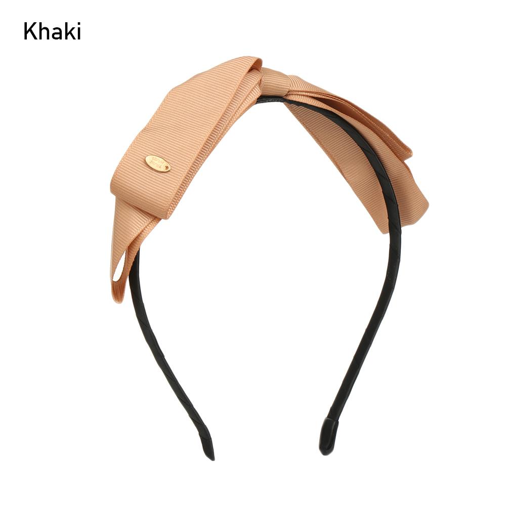 Accesorios para el cabello Dulce Vintage Lazo Bisel Adorno para la cabeza Diadema ancha Diadema Lazo Bandas para el cabello