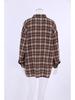 2024 European Retro Plaid Long Women's Shirt