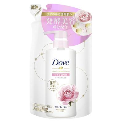 Dove Body Soap Fermentation Beauty Series Shiny Transparent Refill 340g & & (Body Wash)