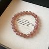 Fresh and Sweet Natural Strawberry Crystal Bracelet Women's Simple High-end Bracelet Fashionable Versatile Gift Hand Jewelry