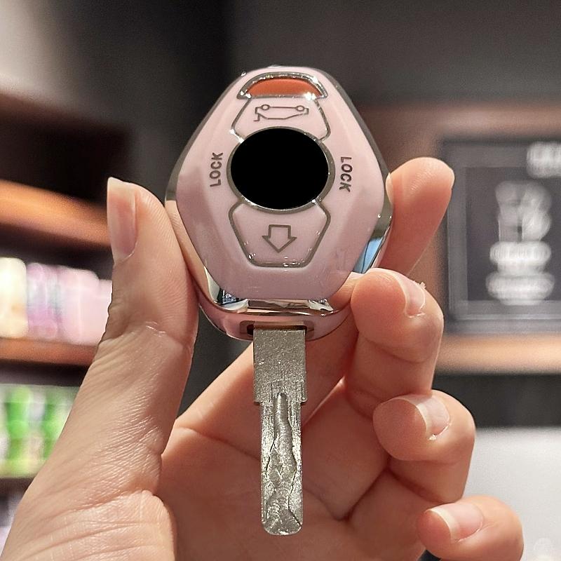 TPU Car Key Case Cover Shell Fob for BMW 3 5 7 Series E38 E39 E46 E83 M5 325i X3 X5 Z3 Z4 Accessories