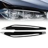 Car Headlight Header Protection Sticker Body Modification Decorative Sticker Black Lamp Hoods Accessories  For BMW F15 2014-2018