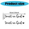 Reflect Your Faith Trust in God Decals Motivational Vehicle Decals Removable & Vibrant Reflection set for Car Rearviews