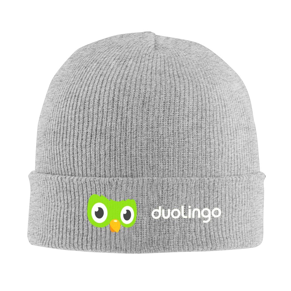 Duolingo Owl Duo Winter Skullies Beanies Hat Warm Autumn Knitted Hats Bonnet Caps for Women Men